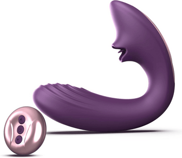 Vibrador JuicyWave™ – Estímulo Duplo com Língua Realista