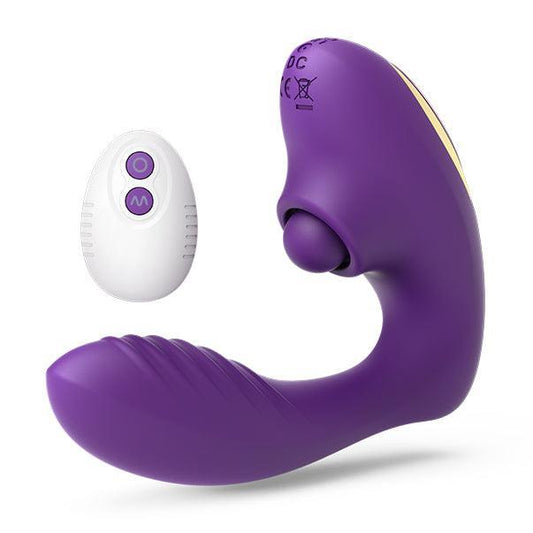 Vibrador Clitoriano TapVibe Pro – Estimulação Dupla com Controle Remoto