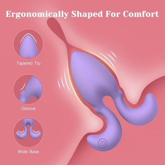 Plug Anal Vibratório com Controle Remoto – Silicone Premium
