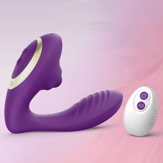 Vibrador Clitoriano TapVibe Pro – Estimulação Dupla com Controle Remoto