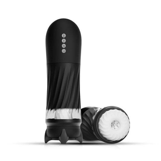 Masturbador Masculino Reverso SteelMotion com Aquecimento e Vibração